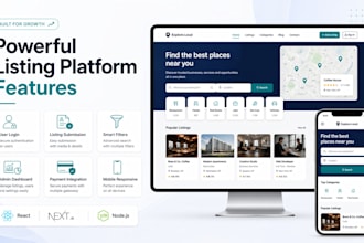 build a business directory, listing website, job board or classified website