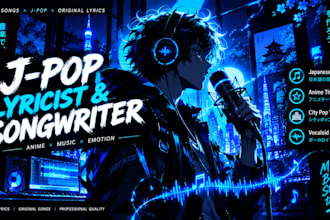 be your anime songwriter and write original theme song lyrics