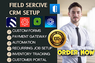 setup field service crm houseprocall jobber servicetitan servicem8 fracttal one