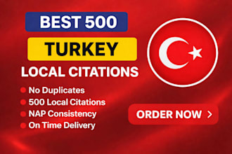 do turkey local citations and directory submission for local SEO