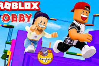create a complete roblox game, simulator, obby, obby game developer, ui design