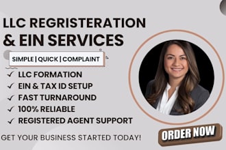 do llc registration, business formation, and setup in the USA with ein