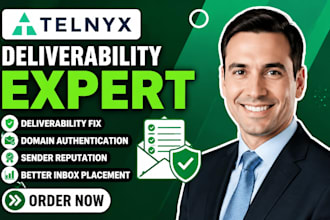 telnyx deliverability fix domain authentication sender reputation