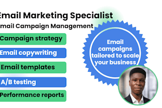 create email campaign, email strategies, email templates, ab testing, reports