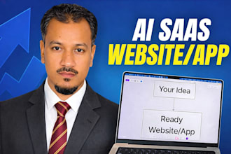 develop ai saas, ai website and software, full stack website development