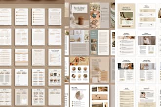design pdf lead magnet, workbook design, fillable, worksheet for your ebook