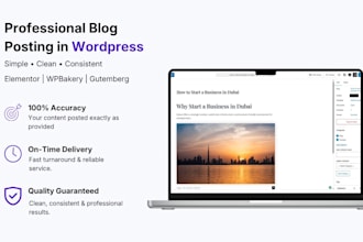 upload and format your wordpress blog posts professionally