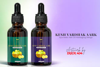 design creative and modern packaging and label design