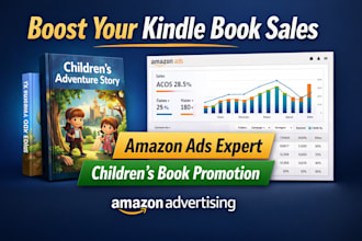 promote your kindle book with amazon ads and boost children book sales