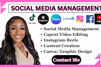 be social media manager, capcut video editor content creator edit instagram reel