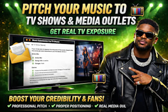 pitch your music to TV shows and media outlets for real exposure