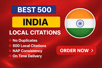 do india local citations and directory submission for local SEO