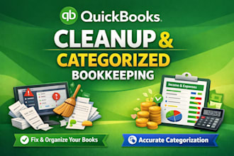 do categorize and cleanup with quickbooks
