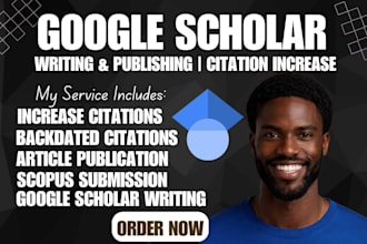increase google scholar citations and h index, write backdated article citations