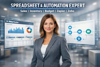 zapier zoho clay automate real estate airbnb sales inventory tracker spreadsheet