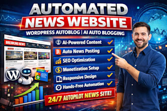 create automated news website wordpress autoblog autopilot news ai auto blogging