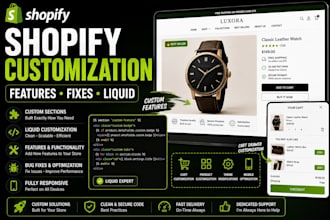 customize your shopify store and add custom features