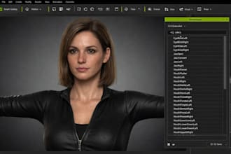 do 3d character rigging animation arkit blendshape for reallusion cc4 cc5 iclone