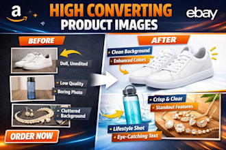 design high converting amazon etsy ebay product image