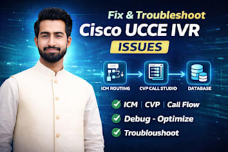 fix cisco ucce icm routing and cvp IVR issues