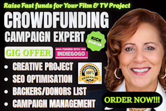 create a compelling crowdfunding campaign pitch for your film and tv project