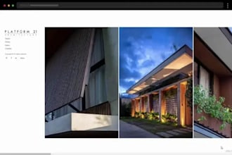 develop minimalist portfolio website, wordpress landing page website