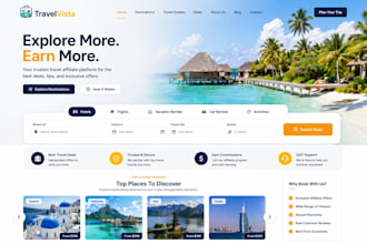 setup travel affiliate marketing sales funnel for travel affiliate website