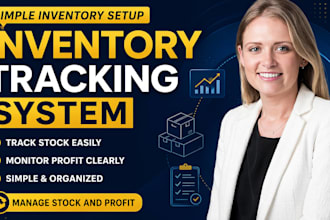 create a simple inventory tracking system to manage your stock and profit