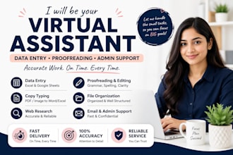 handle your data entry and proofreading accurately and fast