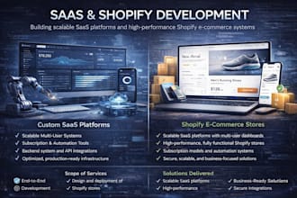 build scalable saas n shopify platforms