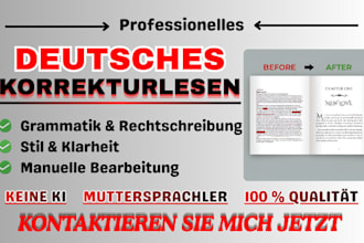 korrigiere und verfeinere deinen text wie ein deutscher muttersprachler