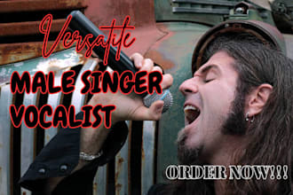 your male rnb singer, songwriter, rock specialist soulful gospel pop vocalist