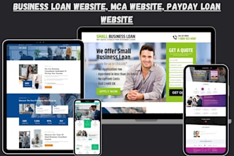 design business loan website mca website payday loan website mortgage website