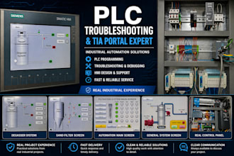 do plc programming, troubleshooting and hmi in tia portal