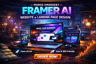 do manus emergent lovable framer ai automated website landing page blog design
