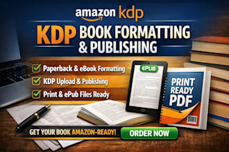 amazon KDP book formatting, publishing, paperback formatting, ebook typesetting