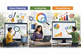 clean, analyze and visualize data