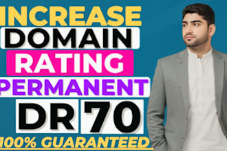 increase domain rating ahrefs dr50,dr60,dr70 plus