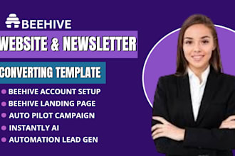 beehive newsletter on beehive, converkits, ghost ai, ai newsletter design