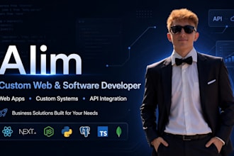 build custom web apps and software solutions