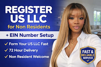 form US llc company, llc registration for, residents, non residents, llc, ein