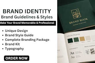 design brand identity, brand guidelines, brand style guide