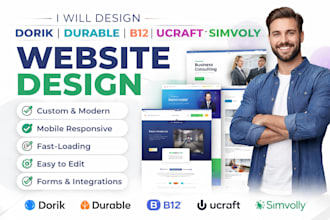design dorik durable b12 ucraft simvoly website design