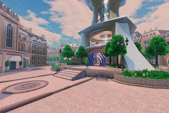 build a roblox map for a city game in roblox studio