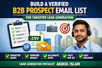 highly targeted b2b verified email leads for any niche