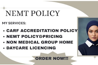 do nemt policy, licencing non medical group home carf accreditation policy