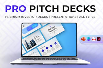 do pitch deck, sales presentation, powerpoint redesign, company profile