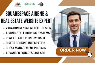 build squarespace airbnb website rental website real estate website vacation web