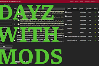 build or setup your dayz server with mod and scripts
