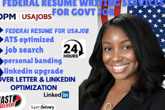 write an ats compliant federal resume for usajobs and government position